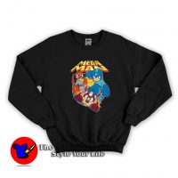 Vintage Mega Man Rockman & Rush Funny Sweatshirt