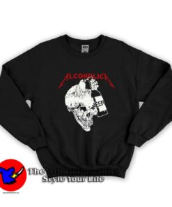 Vintage Metallica Alcoholica 2 Graphic Unisex Sweatshirt