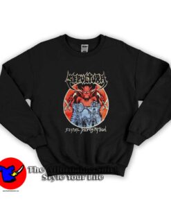 Vintage Sepultra Bestial Devastation 1985 Graphic Sweatshirt