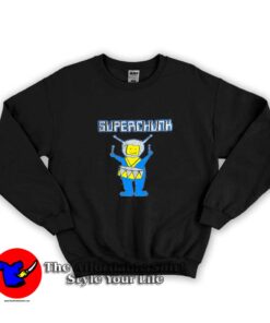 Vintage Superchunk Alien Drummer Graphic Sweatshirt