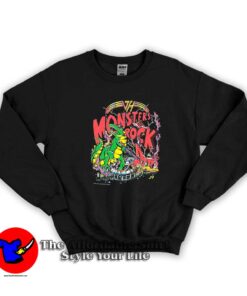 Vintage Van Halen Monsters Of Rock Graphic Sweatshirt