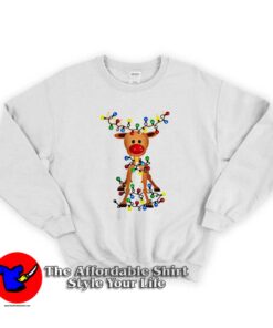 Xmas Christmas Reindeer Santa Funny Unisex Sweatshirt