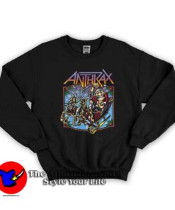 Anthrax Christmas is Coming Vintage Graphic Sweatshirt