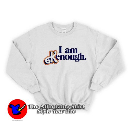 Awesome Barbie IAm Ken Enough Graphic Sweater 500x500 Awesome Barbie I'Am Ken Enough Graphic Sweatshirt On Sale