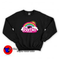 Barbie The Movie Rainbow Graphic Unisex Sweatshirt