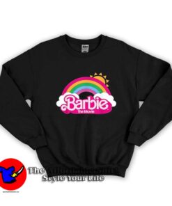 Barbie The Movie Rainbow Graphic Unisex Sweatshirt