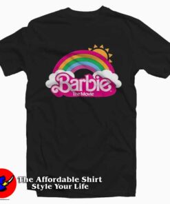 Barbie The Movie Rainbow Graphic Unisex T-Shirt
