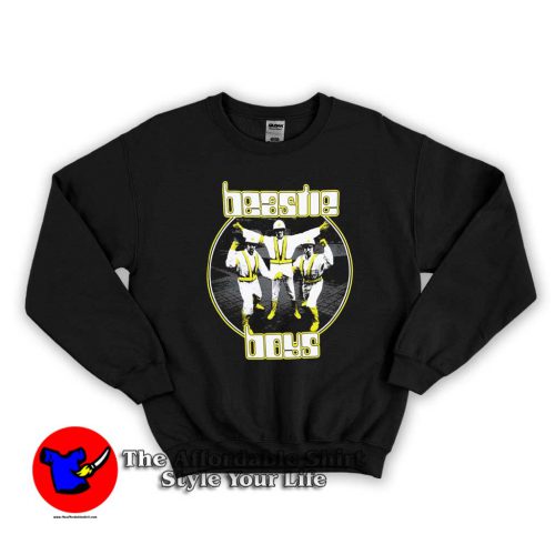 Beastie Boys Intergalactic Group Photo Graphic Sweater 500x500 Beastie Boys Intergalactic Group Photo Graphic Sweatshirt On Sale