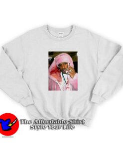 Cam'ron Camron Pink Fur Dipset Graphic Sweatshirt