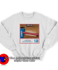 Costco Hot Dog And Soda Combo Graphic Sweatshirt