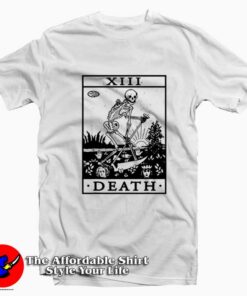 Death Occult Tarot Card Graphic Unisex T-Shirt