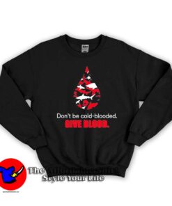 Give Blood American Red Cross Shark Week Sweatshirt
