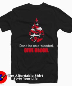 Give Blood American Red Cross Shark Week T-Shirt