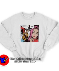 Give Me Attention Nope Comics Graphic Sweatshirt