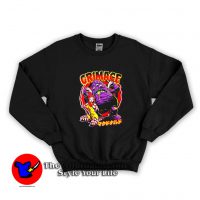Grimace Fast Food Horror Graphic Unisex Sweatshirt