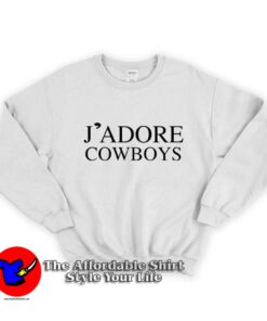 Kendall Jenner J'adore Cowboys Graphic Unisex Sweatshirt