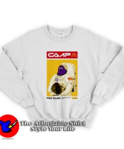 Kid Cudi x Camp McDonald's Space Grimace Sweatshirt