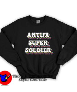 Lia Thomas Antifa Super Soldier Graphic Sweatshirt