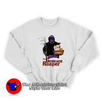 McDonalds Grimace Reaper Fast Food Ad Mascot Sweatshirt