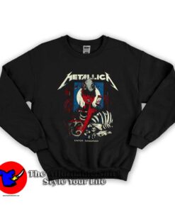Metallica Enter Sandman Album Graphic Sweatshirt