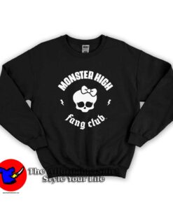 Monster High Fang Club Graphic Unisex Sweatshirt