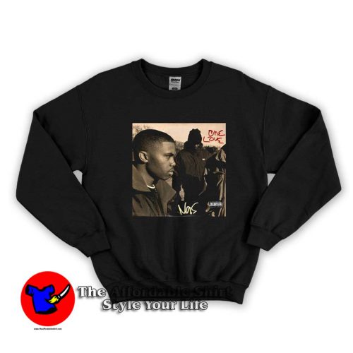 Nas One Love Cover Vintage Graphic Sweater 500x500 Nas One Love Cover Vintage Graphic Sweatshirt On Sale