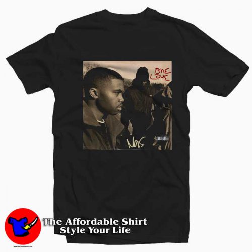 Nas One Love Cover Vintage Graphic Tshirt 500x500 Nas One Love Cover Vintage Graphic T Shirt On Sale