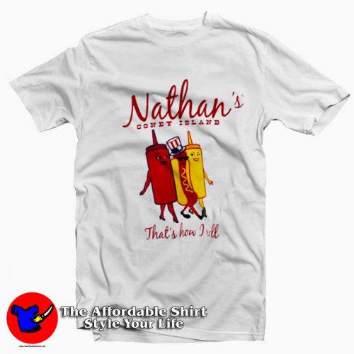 Nathans Coney Island Thats Howl Graphic Tshirt 500x500 Nathans Coney Island That's Howl Graphic T Shirt On Sale