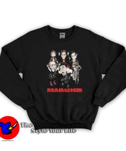 Rammstein Band Cartoon Characters Vintage Sweatshirt