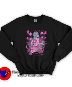 Shi-Chan Devil Girl Pinku Kult Graphic Sweatshirt