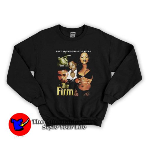 The Firm Nas Foxy Brown Nature Firm Biz Illmatic Sweater 500x500 The Firm Nas Foxy Brown Nature Firm Biz Illmatic Sweatshirt On Sale