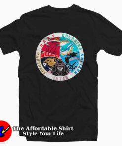 The Goat Plays Here Miami Sports Teams T-shirt