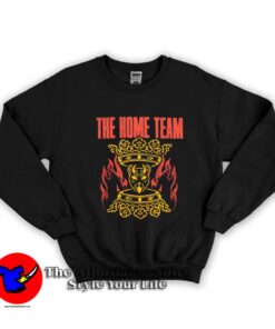 The Home Team Crown In Flames Graphic Sweatshirt