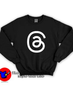Threads An Instagram App Logo Graphic Sweatshirt