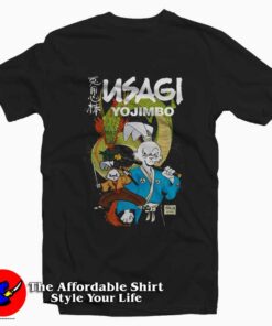 Usagi Yojimbo Dragon Group Graphic Unisex Tshirt