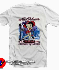 Vintage Betty Boop New Orleans Graphic T-Shirt