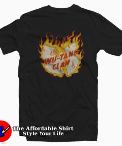 Vintage Wu Tang Clan Flames Graphic T-Shirt