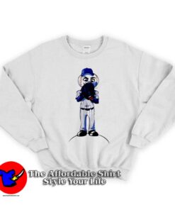 We Gotta Believe Mr Met Baseball Mascot Graphic Sweatshirt