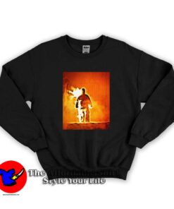 Yeezy on Fire Donda Kanye West Graphic Sweatshirt