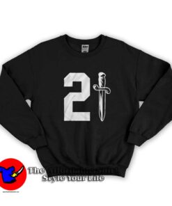 21 Savage Issa Knife Vintage Graphic Sweatshirt