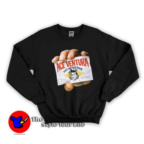 Ace Ventura Pet Detective Jim Carrey Graphic Sweatshirt