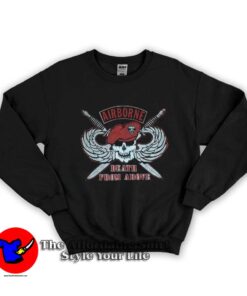 Airborne Death From Above Vintage Graphic Sweatshirt