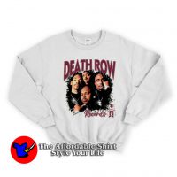 Burgundy 5s Shirt Death Row Records Graphic Sweatshirt