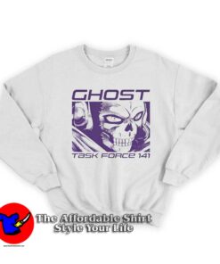 Call Of Duty Sand Anime Ghost Graphic Sweatshirt