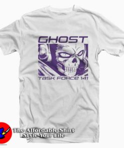 Call Of Duty Sand Anime Ghost Graphic T-Shirt