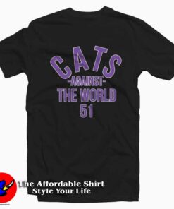 Cats Against The World Graphic Unisex T-Shirt