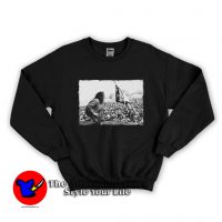 Cliff Burton x Rick Likong Donington Flag Sweatshirt