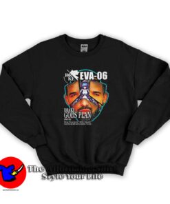 Drake Evangelion Eva Gods Plan Graphic Sweatshirt