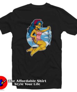 Funny The Simpsons Sexy Marge Graphic T-Shirt