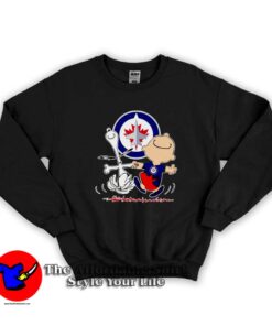 Funny Winnipeg Jets Snoopy And Charlie Brown Sweatshirt